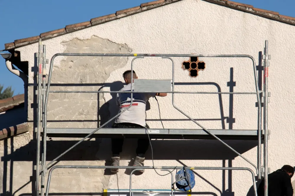 Travaux de ravalement façade à Charmois devant Bruyères